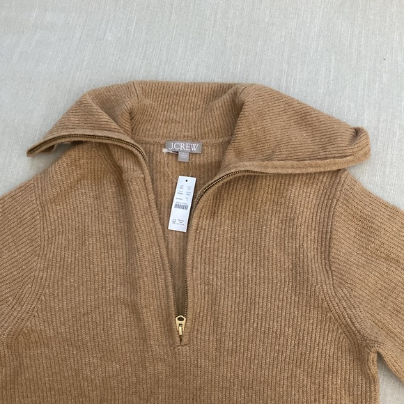 J. Crew Camel Cowl Neck Sweater - Picture 3 of 7